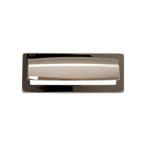 Top Knobs TK937 Hollin Cup Pull 3 3/4 Inch (c-c) - Polished Nickel