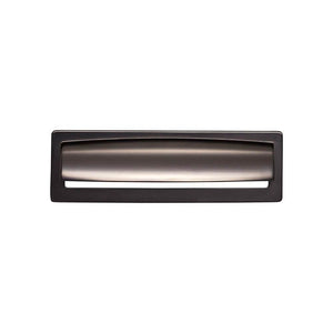 Top Knobs TK938 Hollin Cup Pull 5 1/16 Inch (c-c) - Ash Gray