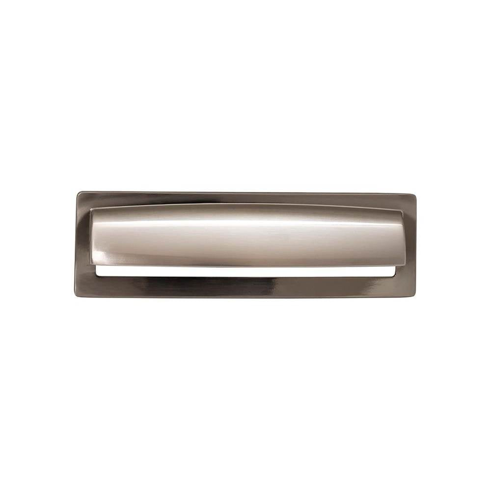 Top Knobs TK938 Hollin Cup Pull 5 1/16 Inch (c-c) - Brushed Satin Nickel