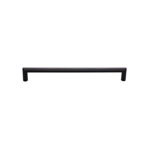 Top Knobs TK945 Kinney Pull 8 13/16 Inch (c-c) - Flat Black