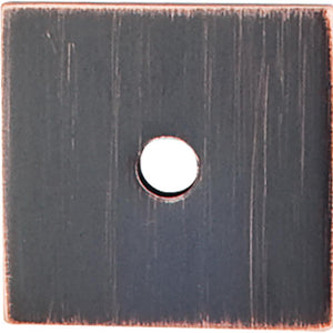 Top Knobs TK94 Square Backplate 1" - Tuscan Bronze