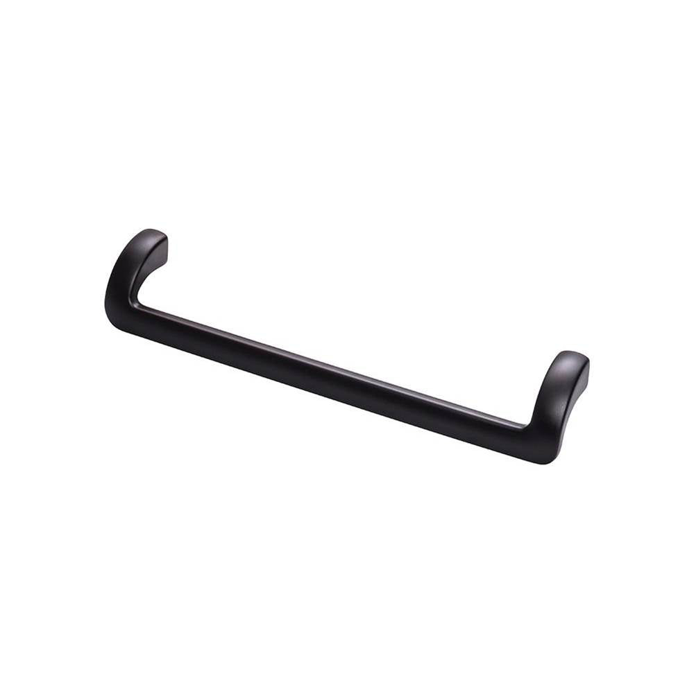 Top Knobs TK953 Kentfield Pull 7 9/16 Inch (c-c) - Flat Black