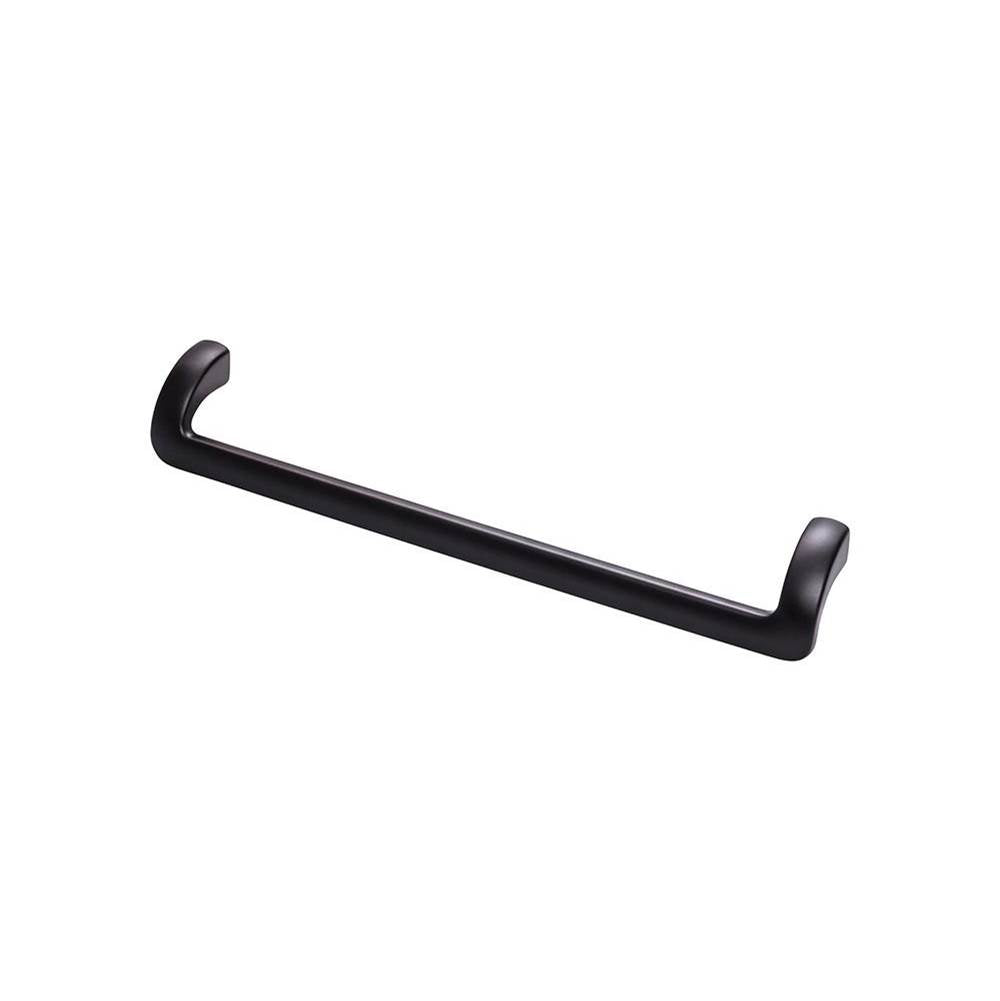 Top Knobs TK954 Kentfield Pull 8 13/16 Inch (c-c) - Flat Black