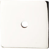 Top Knobs TK95 Square Backplate 1 1/4" - Polished Nickel