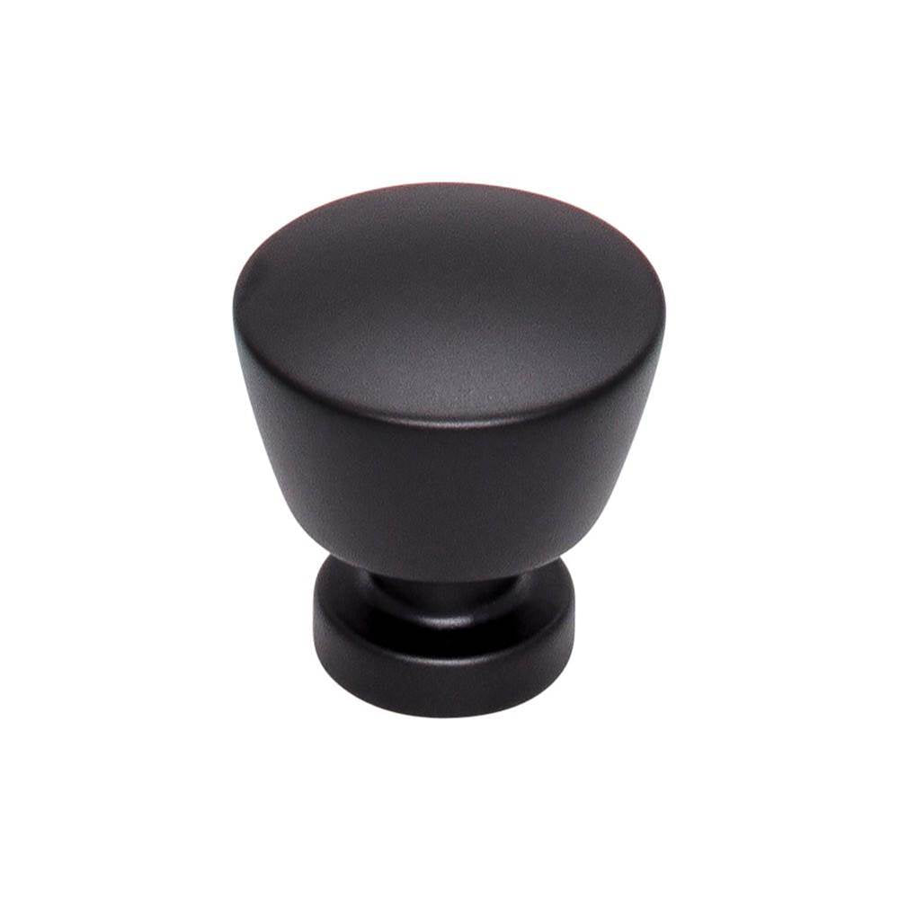 Top Knobs TK960 Allendale Knob 1 1/8 Inch - Flat Black