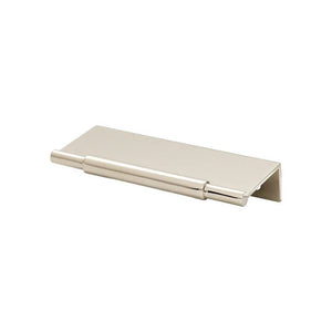 Top Knobs TK971 Crestview Tab Pull 3 Inch (c-c) - Polished Nickel