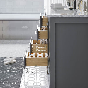 Eviva Aberdeen 48 Gray Bathroom Vanity