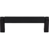 Top Knobs M2601 Amwell Bar Pull 3 3/4 Inch (c-c) - Flat Black