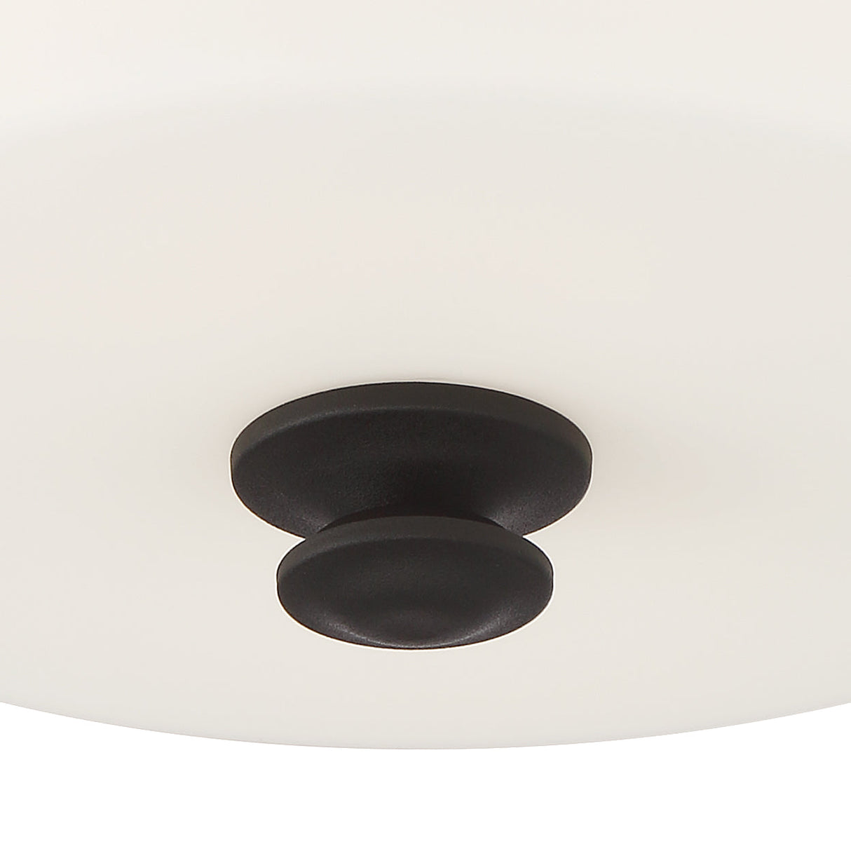 Travis 2 Light Black Forged Semi Flush Mount TRA-A3302-BF