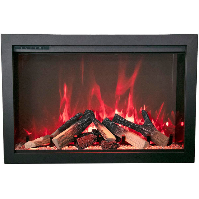 Amantii TRD-44-BESPOKE Traditional Bespoke - 44" Indoor / Outdoor Electric Insert Featuring, WiFi Compatibility, Bluetooth Connectivity, Multi Function Remote, and a Selection of Media Options