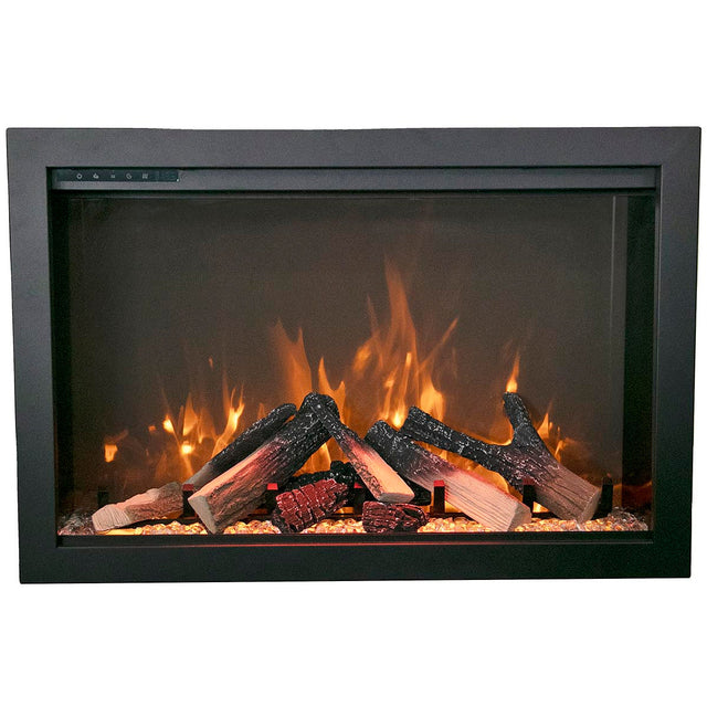 Amantii TRD-44-BESPOKE Traditional Bespoke - 44" Indoor / Outdoor Electric Insert Featuring, WiFi Compatibility, Bluetooth Connectivity, Multi Function Remote, and a Selection of Media Options