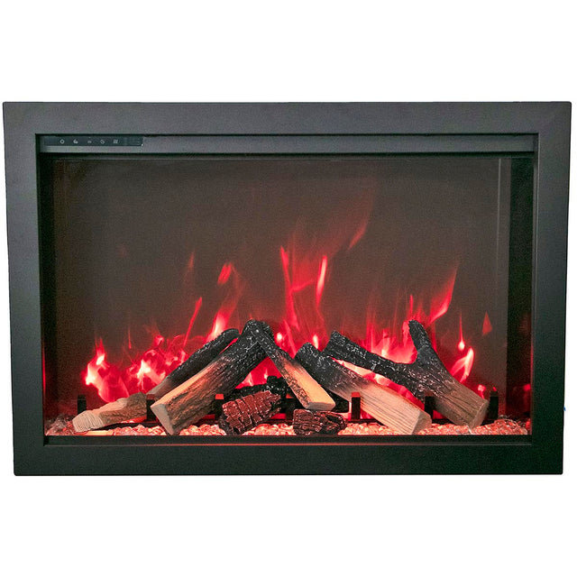 Amantii TRD-44-BESPOKE Traditional Bespoke - 44" Indoor / Outdoor Electric Insert Featuring, WiFi Compatibility, Bluetooth Connectivity, Multi Function Remote, and a Selection of Media Options