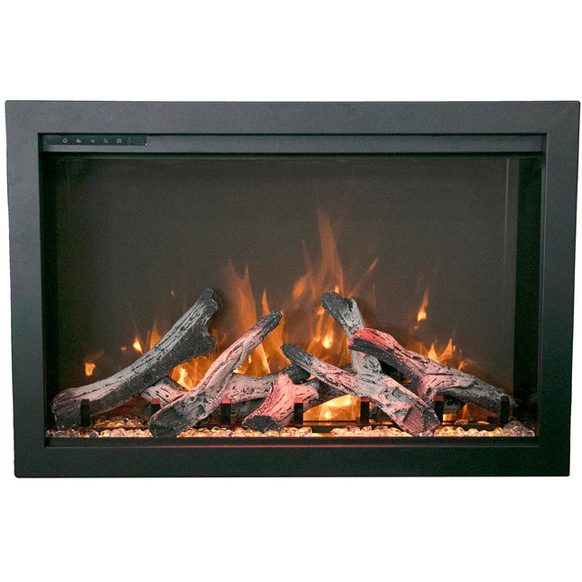Amantii TRD-44-BESPOKE Traditional Bespoke - 44" Indoor / Outdoor Electric Insert Featuring, WiFi Compatibility, Bluetooth Connectivity, Multi Function Remote, and a Selection of Media Options