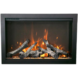 Amantii TRD-44-BESPOKE Traditional Bespoke - 44" Indoor / Outdoor Electric Insert Featuring, WiFi Compatibility, Bluetooth Connectivity, Multi Function Remote, and a Selection of Media Options