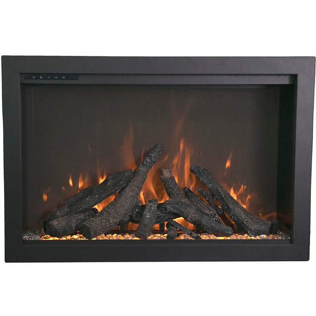 Amantii TRD-44-BESPOKE Traditional Bespoke - 44" Indoor / Outdoor Electric Insert Featuring, WiFi Compatibility, Bluetooth Connectivity, Multi Function Remote, and a Selection of Media Options