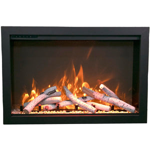 Amantii TRD-44-BESPOKE Traditional Bespoke - 44" Indoor / Outdoor Electric Insert Featuring, WiFi Compatibility, Bluetooth Connectivity, Multi Function Remote, and a Selection of Media Options