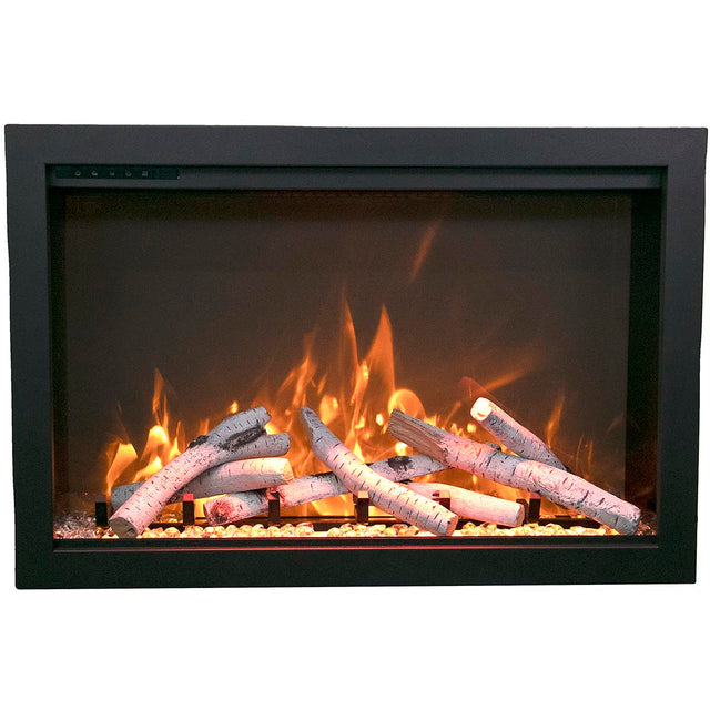 Amantii TRD-44-BESPOKE Traditional Bespoke - 44" Indoor / Outdoor Electric Insert Featuring, WiFi Compatibility, Bluetooth Connectivity, Multi Function Remote, and a Selection of Media Options