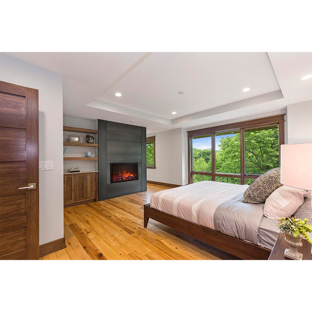 Amantii TRD-44-BESPOKE Traditional Bespoke - 44" Indoor / Outdoor Electric Insert Featuring, WiFi Compatibility, Bluetooth Connectivity, Multi Function Remote, and a Selection of Media Options