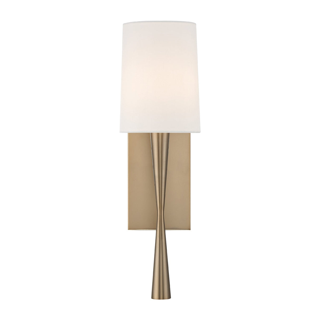 Trenton 1 Light Aged Brass Sconce TRE-221-AG
