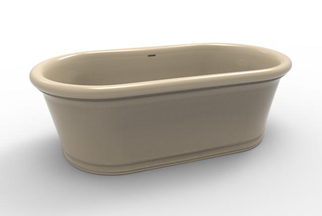 Hydro Systems TRI6835HTO-ALM TRIBECA 6835 METRO TUB ONLY-ALMOND