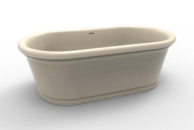 Hydro Systems TRI6835HTO-BIS TRIBECA 6835 METRO TUB ONLY-BISCUIT