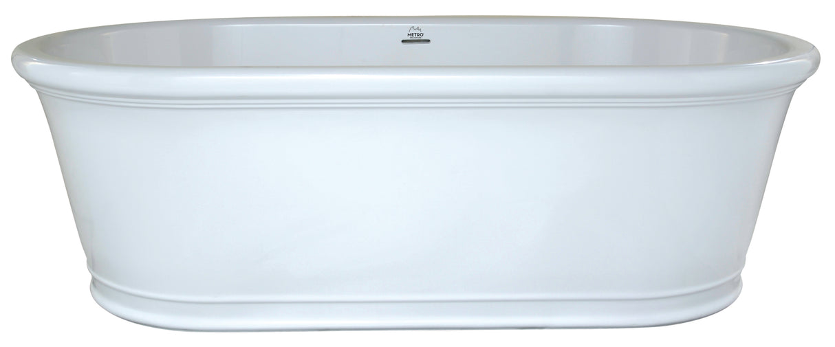 Hydro Systems TRI6835HTO-WHI TRIBECA 6835 METRO TUB ONLY-WHITE