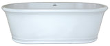 Hydro Systems TRI6835HTO-WHI TRIBECA 6835 METRO TUB ONLY-WHITE