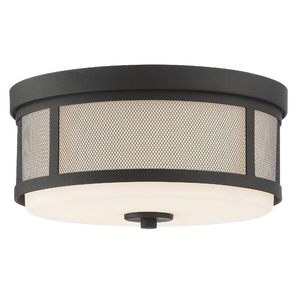 Trevor 2 Light Black Forged Flush Mount TRV-A3802-BF