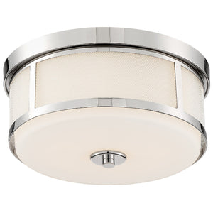 Trevor 2 Light Black Forged Flush Mount TRV-A3802-BF