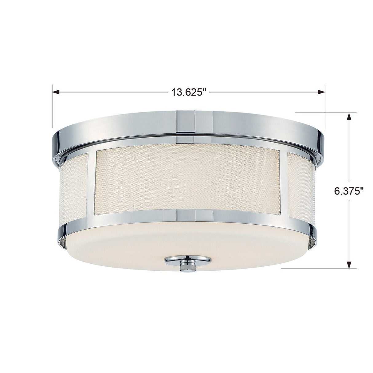 Trevor 2 Light Black Forged Flush Mount TRV-A3802-BF