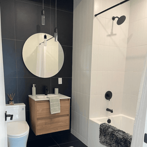 Artos Opera Pressure Balance Tub / Shower Trim Kit Satin Brass – Lifestyle