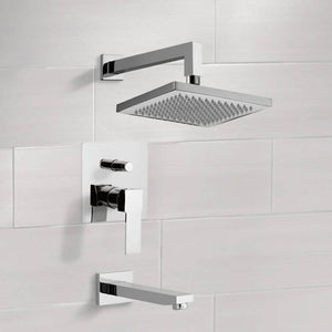 Tub and Shower Faucet Sets with 8" Rain Shower Head
