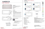 Americh TO6032TRA5-WH Turo 6032 Right Hand - Tub Only / Airbath 5 - White
