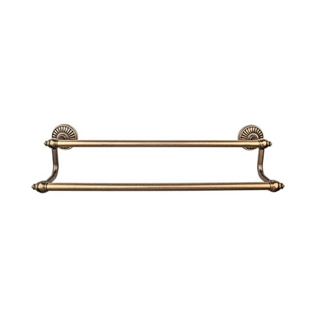 Top Knobs TUSC11 Tuscany Bath 30" Double Towel Bar - German Bronze