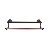 Top Knobs TUSC11 Tuscany Bath 30" Double Towel Bar - Oil Rubbed Bronze