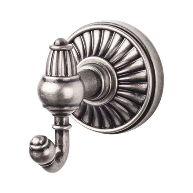 Top Knobs TUSC2 Tuscany Bath Double Hook - Antique Pewter