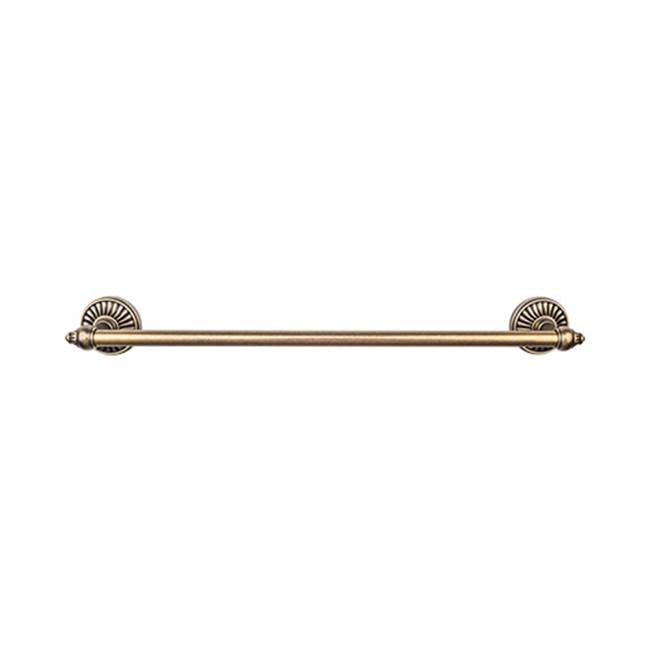 Top Knobs TUSC6 Tuscany Bath 18" Single Towel Bar - German Bronze