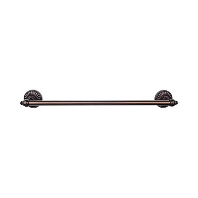 Top Knobs TUSC8 Tuscany Bath 24" Single Towel Bar - Oil Rubbed Bronze