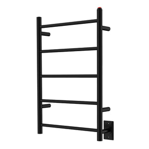 Templeton TWW3720MB Freestanding or Wall Mount Hardwired/Plug-In Electric Towel Warmer, Matte Black