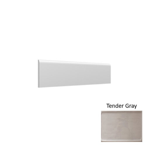 Roca Tile Usa Inc Elegant Ideas Usa Flow Tender Gray 3X12 Ceramic Wall Bullnose Flotg10-S4312