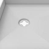 DreamLine TilePrime 30 in. D x 60 in. W x 3 in. H Single Threshold Shower Base, Right Drain