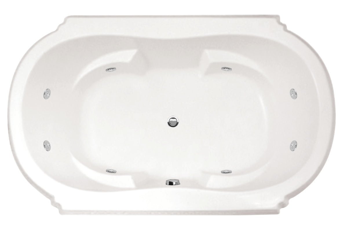 Hydro Systems TOP6948SWP-ALM TOPAZ 6948 STON W/ WHIRLPOOL SYSTEM - ALMOND