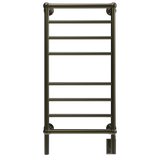 Amba Products T-2040BB Traditional Model 8-Bar Hardwired Towel Warmer - 5.375 x 21.125 x 43.25 in. - Brushed Bronze Finish