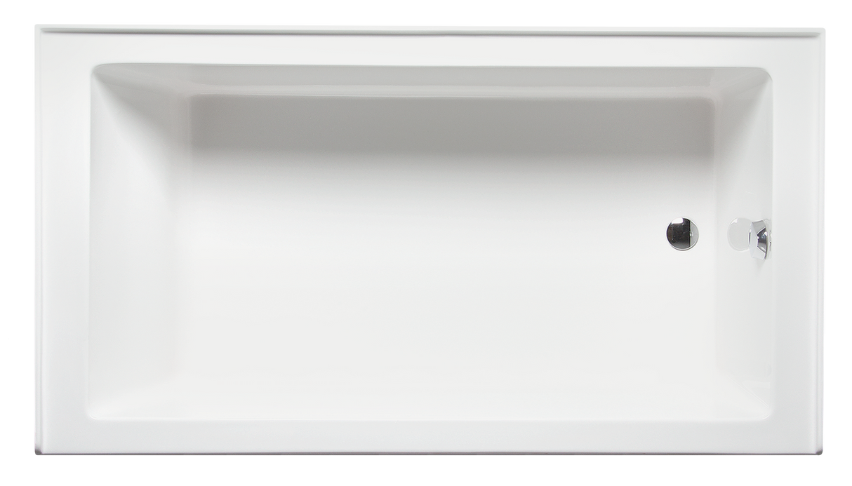 Americh TO6032TRA2-WH Turo 6032 Right Hand - Tub Only / Airbath 2 - White