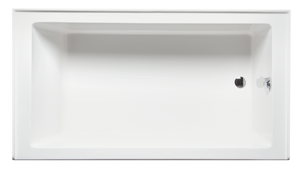 Americh TO6636TRA2-WH Turo 6636 Right Hand - Tub Only / Airbath 2 - White