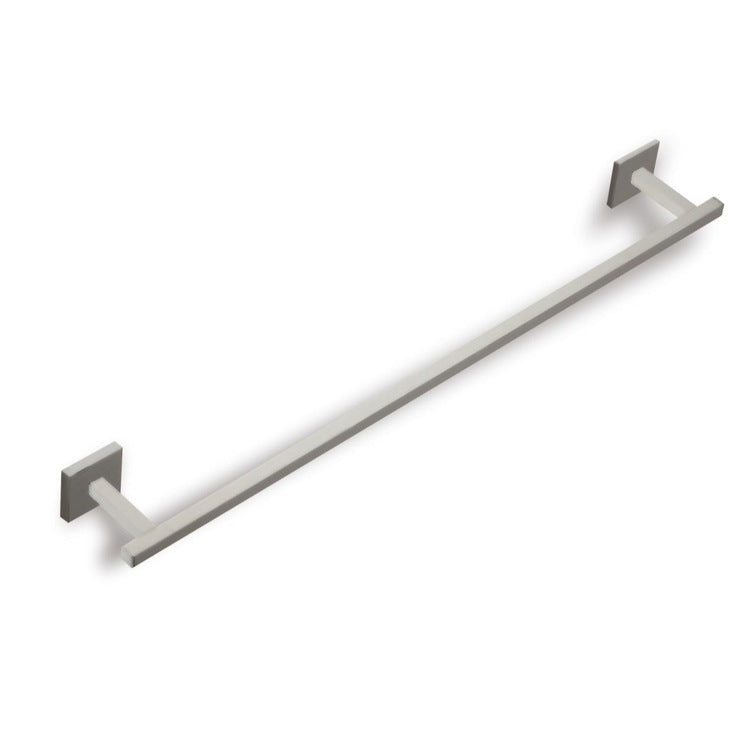 Towel Bar, Square, 24 Inch, Satin Nickel