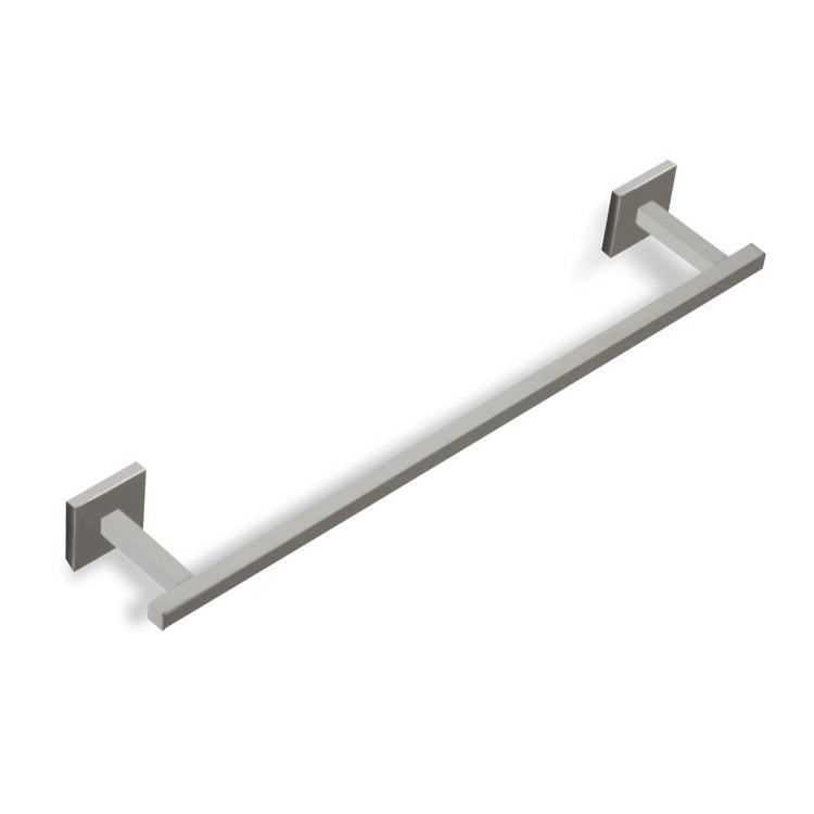 Towel Bar, 18 Inch, Square, Satin Nickel