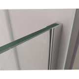 DreamLine Linea Two Individual Frameless Shower Screens 30 in. W x 72 in. H each, Open Entry Design in Oil Rubbed Bronze