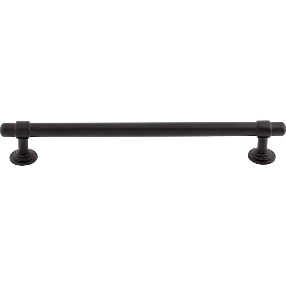 Top Knobs TK3004 Ellis Pull 7 9/16 Inch (c-c) - Flat Black