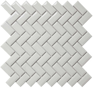 Roca Tile Usa Inc United States Ceramic Tile Cc Mosaics Ii Bright White Diamond Herring Porcelain Mosaics. Ufcc119-12Mt 1 Sheet = .86 Sq. Ft